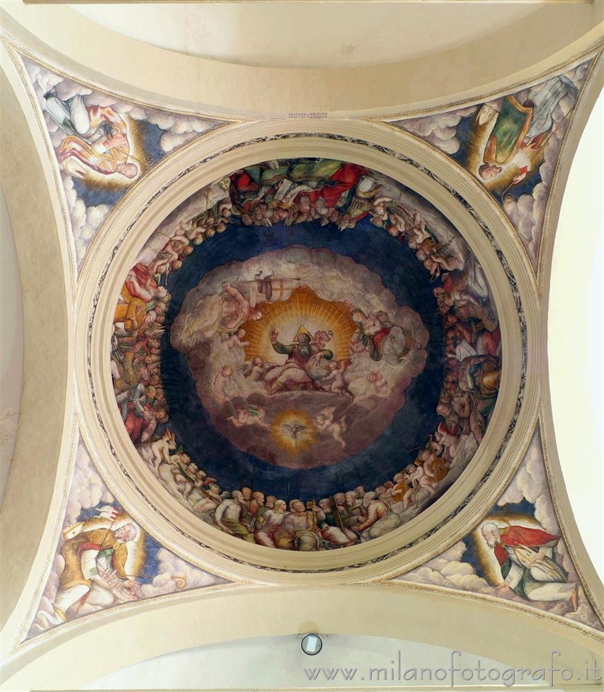 Fano (Pesaro e Urbino, Italy) - Interior of the dome of the Church of San Paterniano